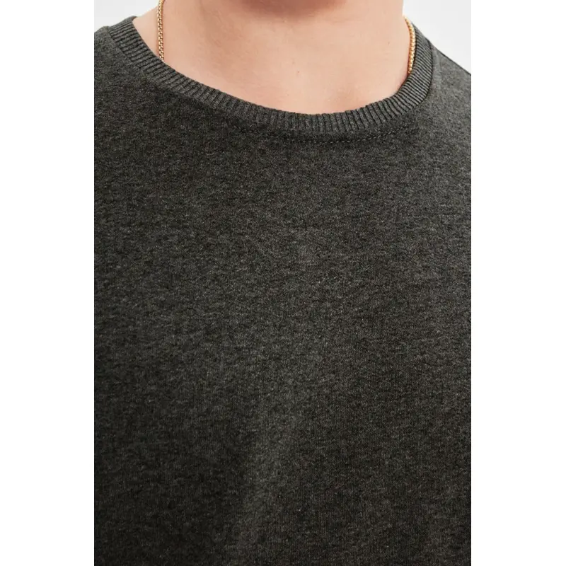 Man Men Regular Fit Crew Neck Soft Feather Sweatshirt Tmnaw21Sw1208