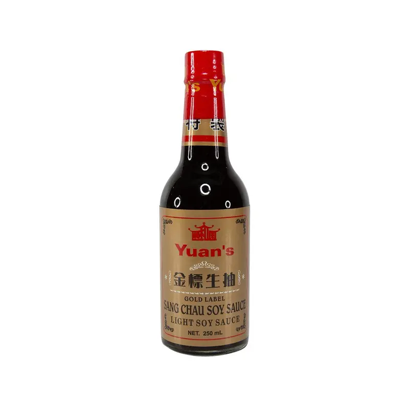 YUAN'S Gold Label Light Soy Sauce  (250mL)