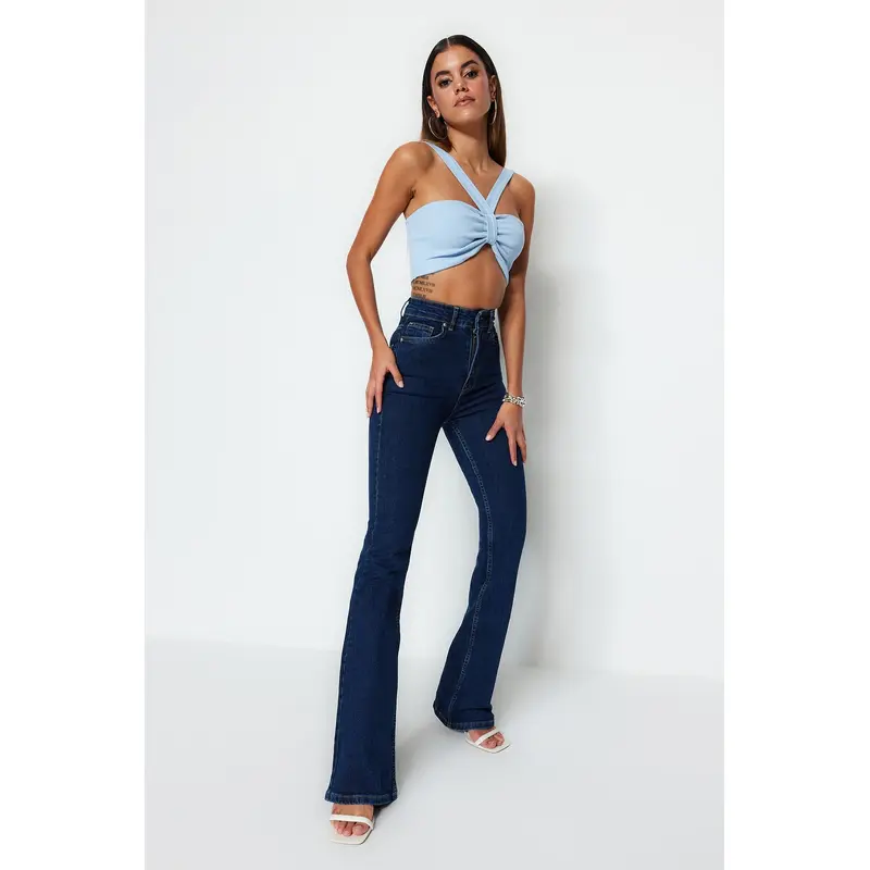 High Waist Flare Jeans TWOSS23JE00064