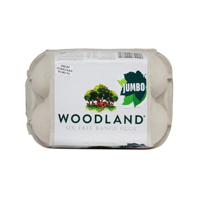 WOODLAND Free Range Jumbo Egg  (6pcs)