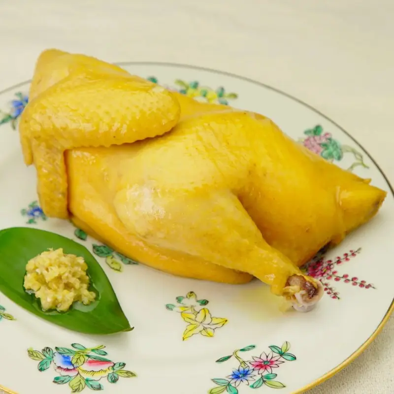 BLUEDROP Marinated Salty Chicken (Half) with Minced Galangal  (0.5pc)