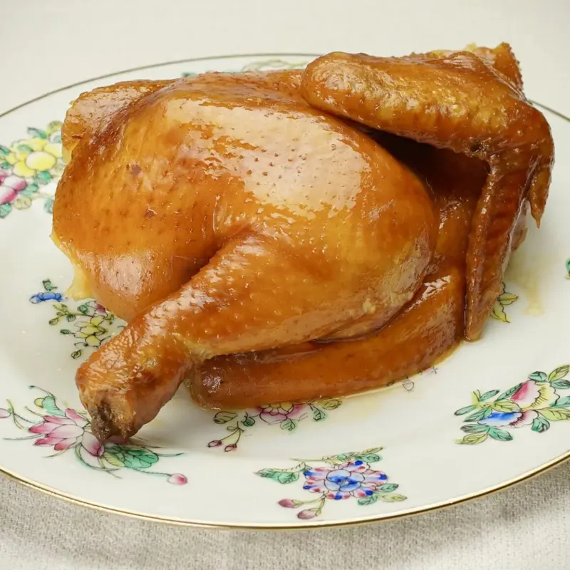 BLUEDROP Tea-Smoked Chicken (Half) with Sweet Soy Sauce  (0.5pc)