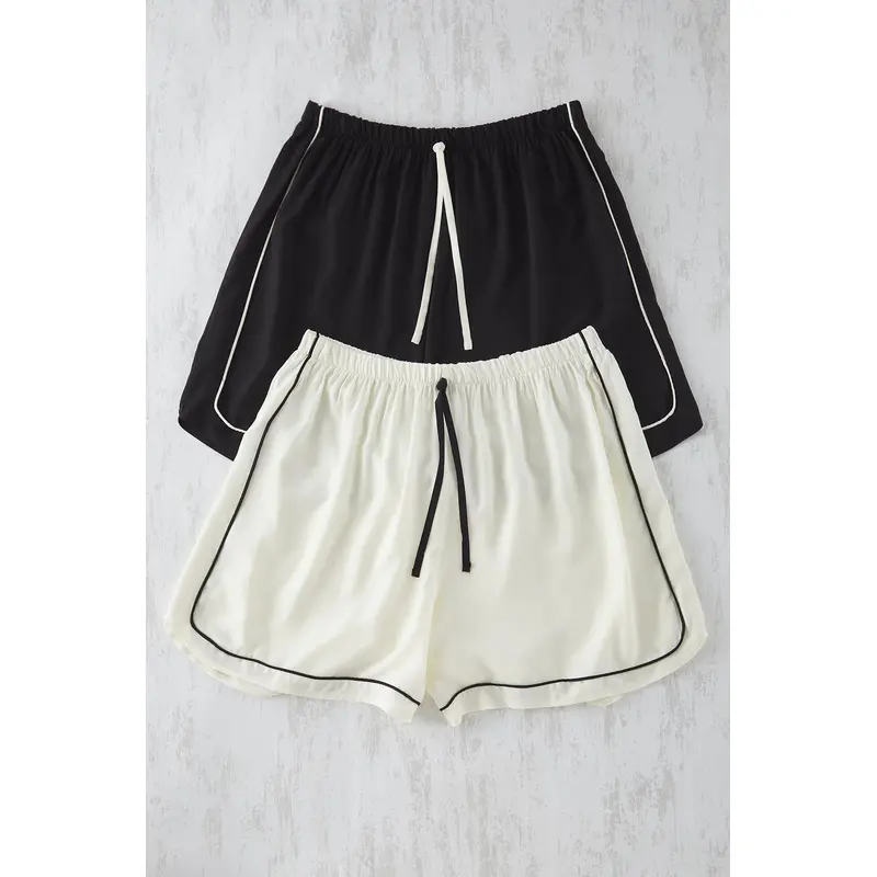 Curve Women's Very Colorful Straight High Waist Plus Size Pajama Bottom