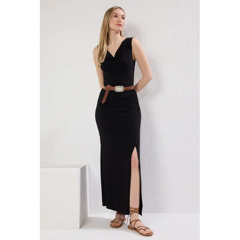 Women's Straight Maxi Sleeveless Casual/daily Slim Dress