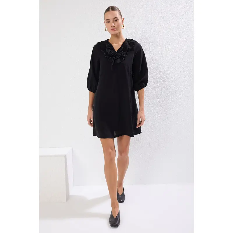 Women's Straight Mini Three Quarter Sleeve Casual/daily Regular Dress