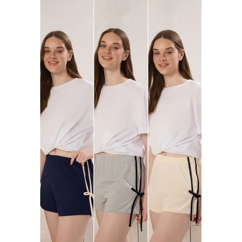 Women's Very Colorful Straight High Waist Pajama Bottoms