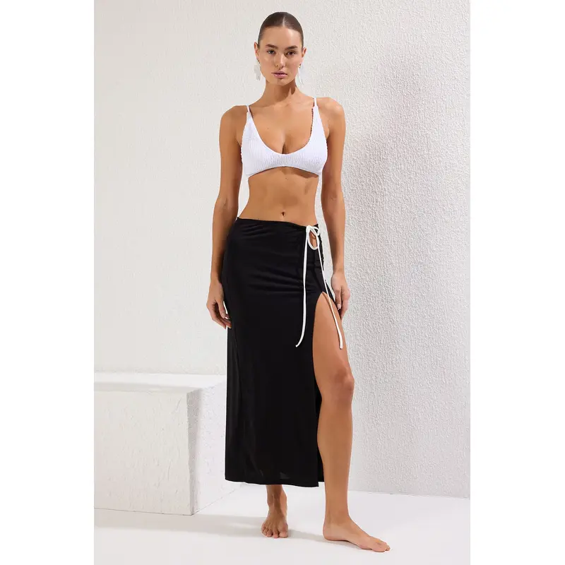 Women's Plain Maxi Bodycon Skirt
