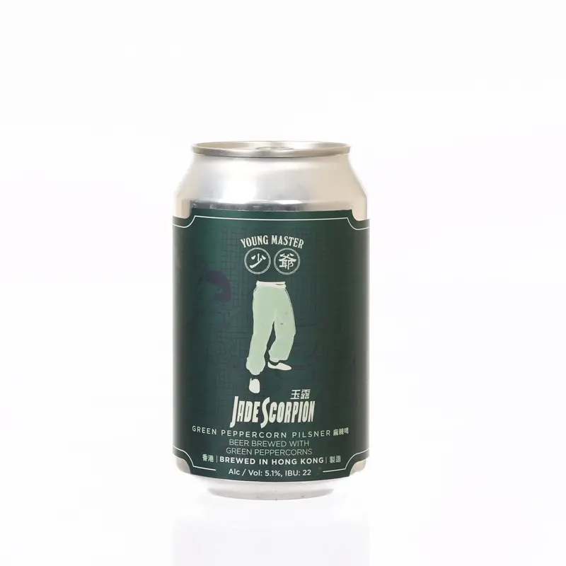 YOUNG MASTER Jade Scorpion Green Peppercorn Pilsner (Alc. 5.1%) [Can]  (330mL)