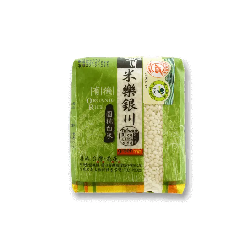 YIN CHUAN Organic White Glutinous Rice  (600g)