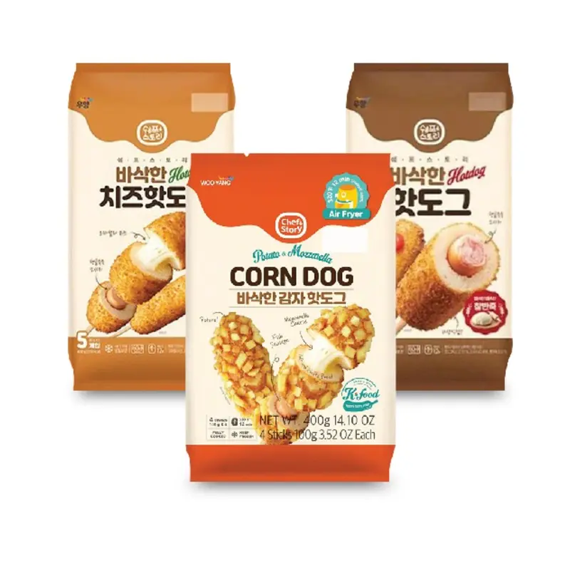 Chef Story Corn Hot Dog(All Mozzarella)
