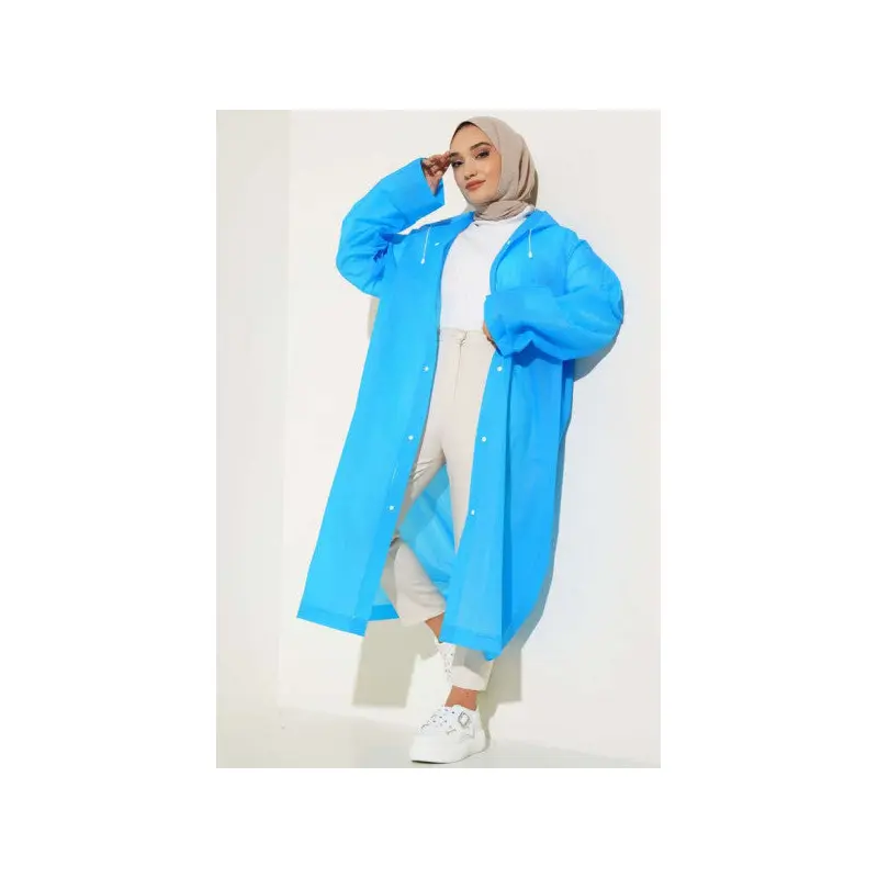 Waterproof Raincoat Sax Blue