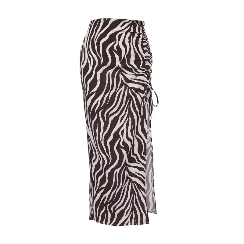 Women's Very Colorful Printed Midi Bodycone Skirt