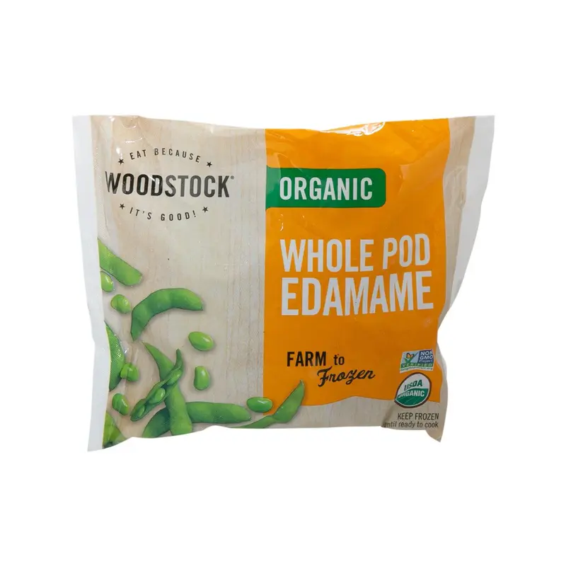 WOODSTOCK Organic Whole Pod Edamame  (283g)