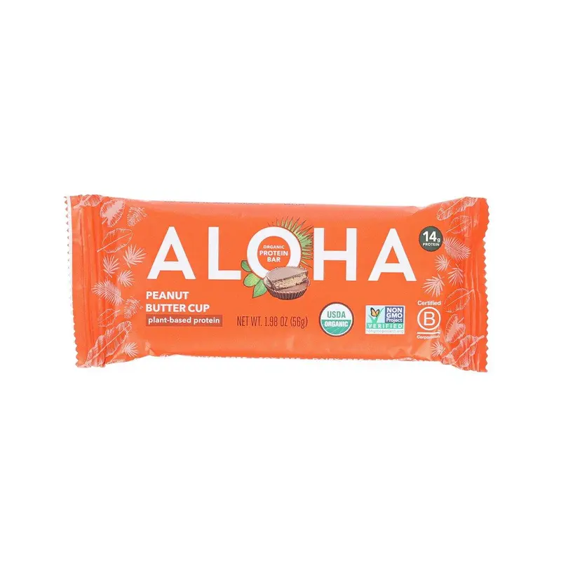 ALOHA Organic Peanut Butter Cup Plant-Based Protein Bar  (56g)