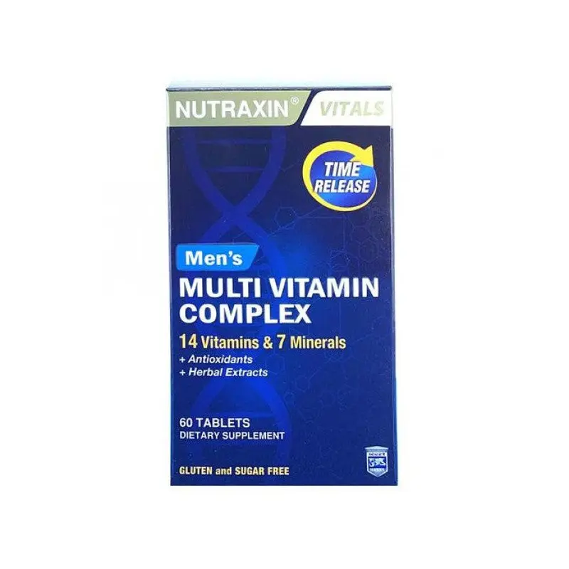 Nutraxin Mens Multi Vitamin Complex 60 Tablet