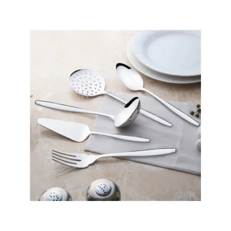 Nehir Sahra Plain 5 Piece Ladle Skimmer Service Set