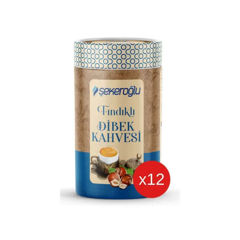 Hazelnut Dibek Coffee 200 Gr Cylinder (12 Pieces)