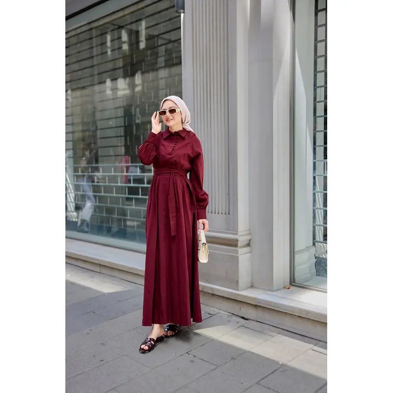 Sea Dress Burgundy