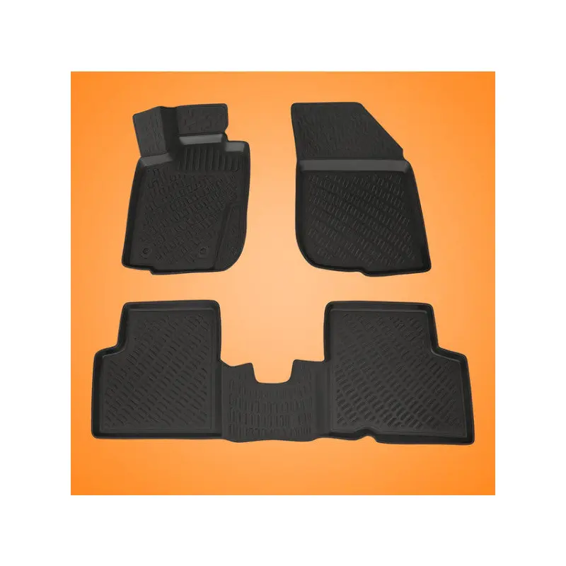 Dacia Duster 4X2 3D Mat + 3D Trunk Pool Black Set After 2018