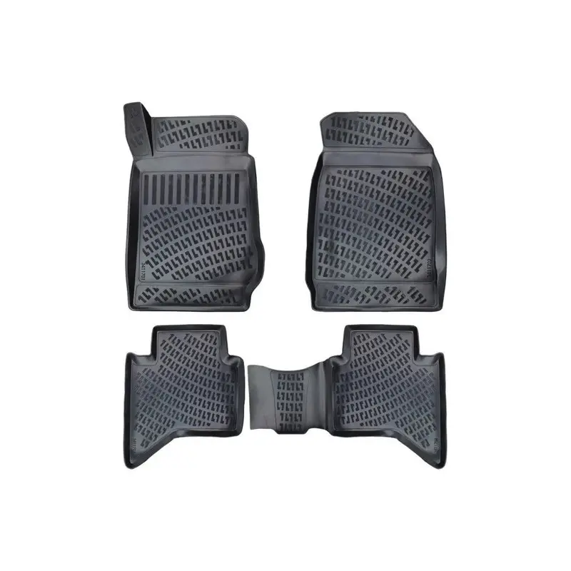 Isuzu D-Max (Double Cab Pick-Up) 2012 3D Black Floor Mats