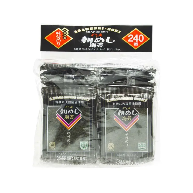 YAMAISO Breakfast Seaweed - Soy Sauce  (20pcs)