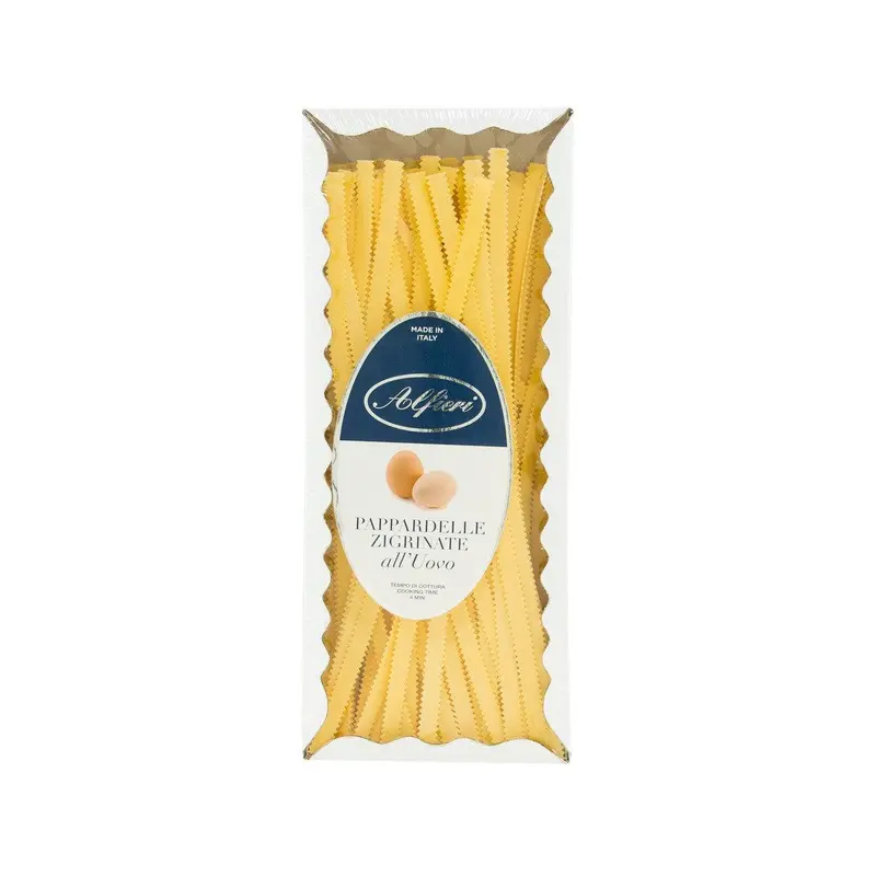 ALFIERI Pappardelle Zigrinate Egg Pasta  (250g)