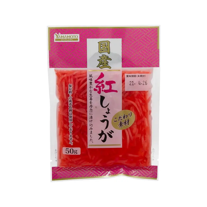 YAMAMOTOFOODS Vinegar Pickled Shredded Ginger  (50g)