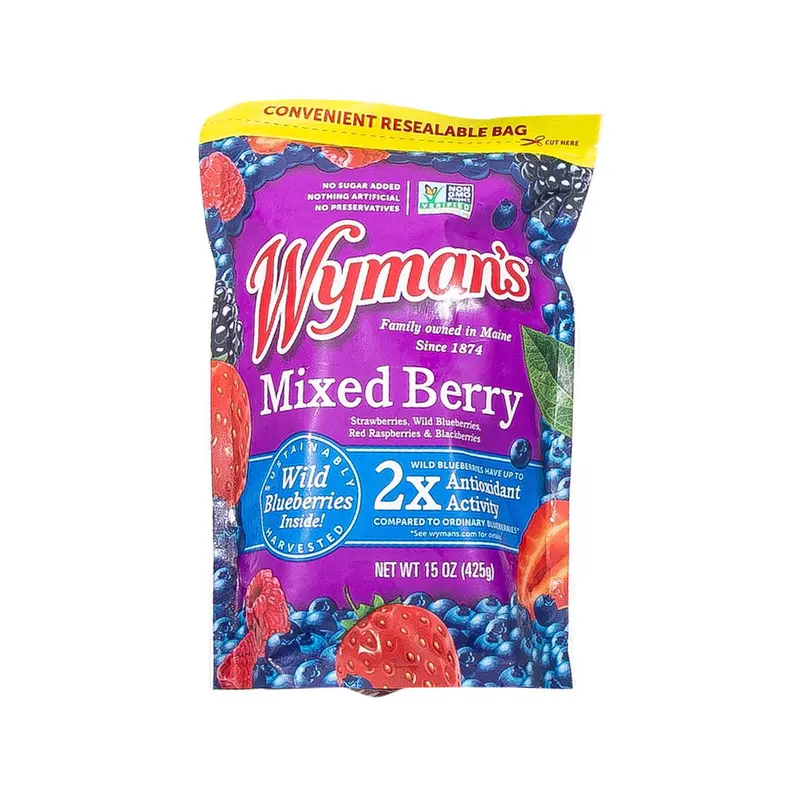 WYMAN'S Fresh Frozen Mixed Berries  (425g)