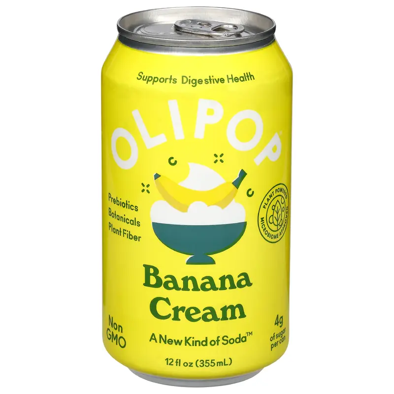 Olipop Banana Cream Soda 12 fl oz
