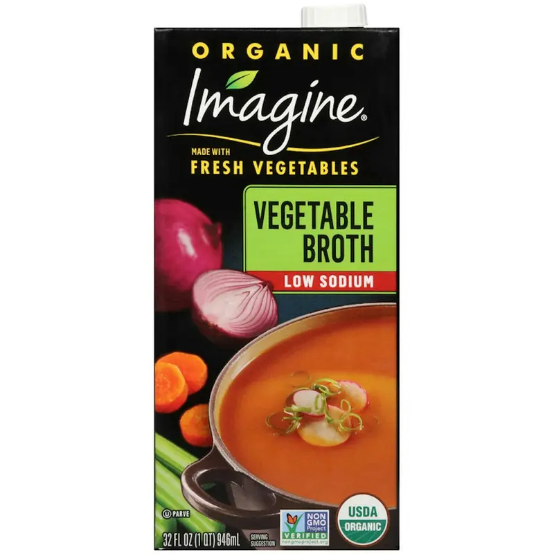 Imagine Vegetable Broth, Low Sodium, Organic 32 Fl Oz