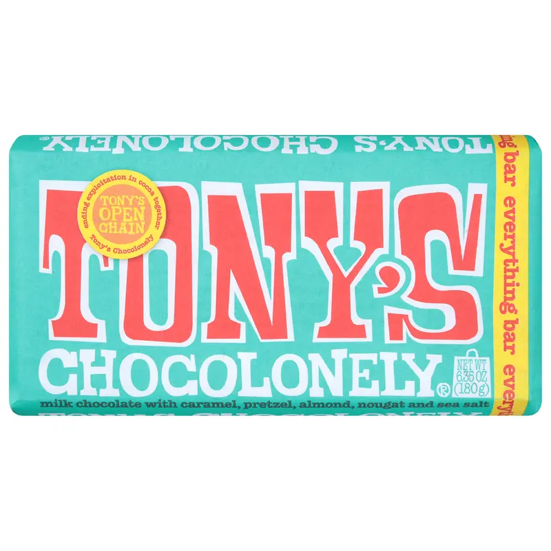 Tony's Chocolonely Everything Bar 6.35 oz