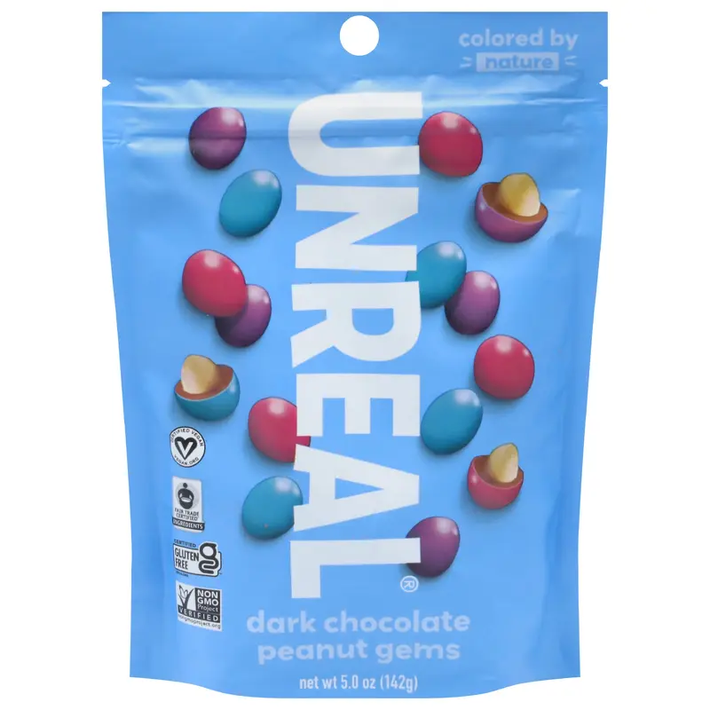 Unreal Dark Chocolate Peanut Gems 5.0 oz