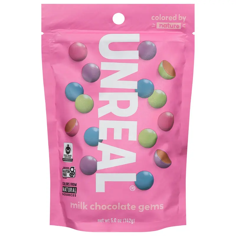 Unreal Gems Milk Chocolate 5.0 oz