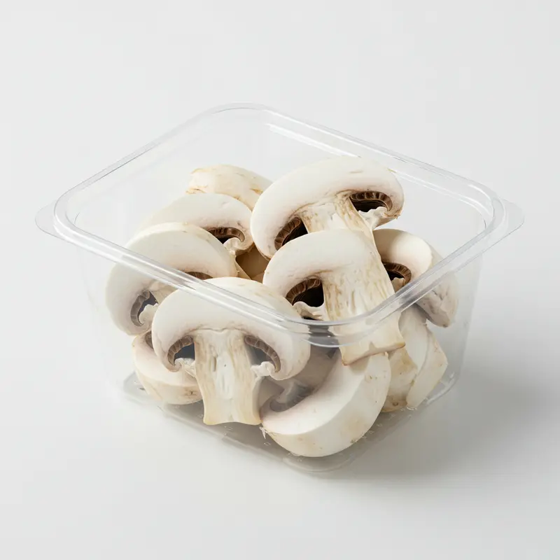 Organic Sliced White Mushroom