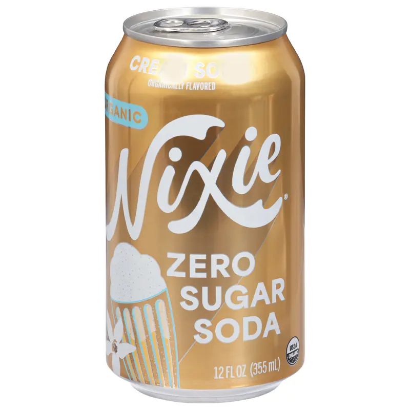 Nixie Organic Zero Sugar Cream Soda 12 fl oz