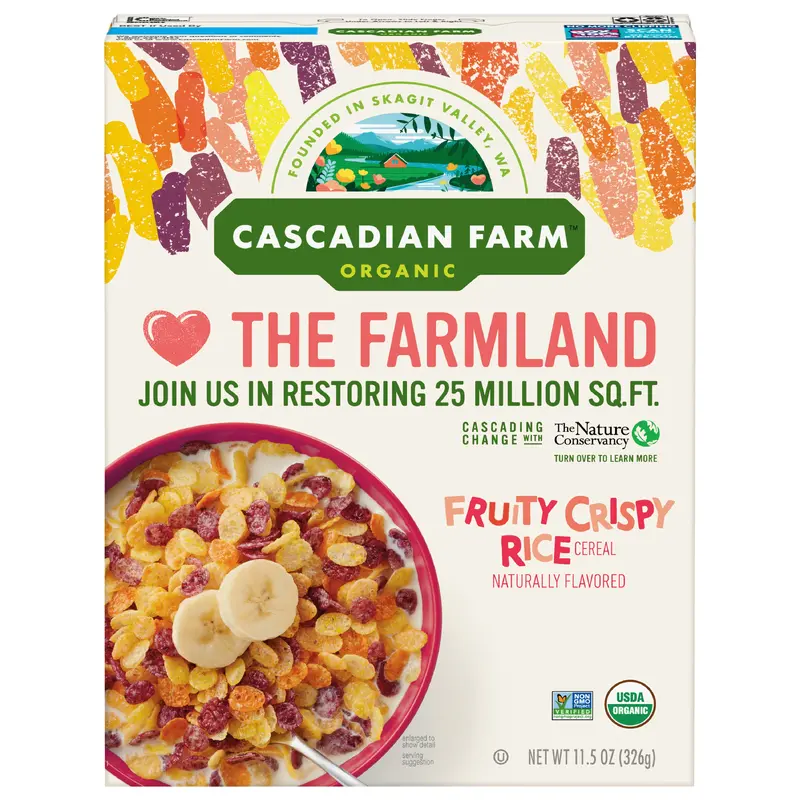 Cascadian Farm Organic Fruity Crispy Rice Cereal 11.5 oz