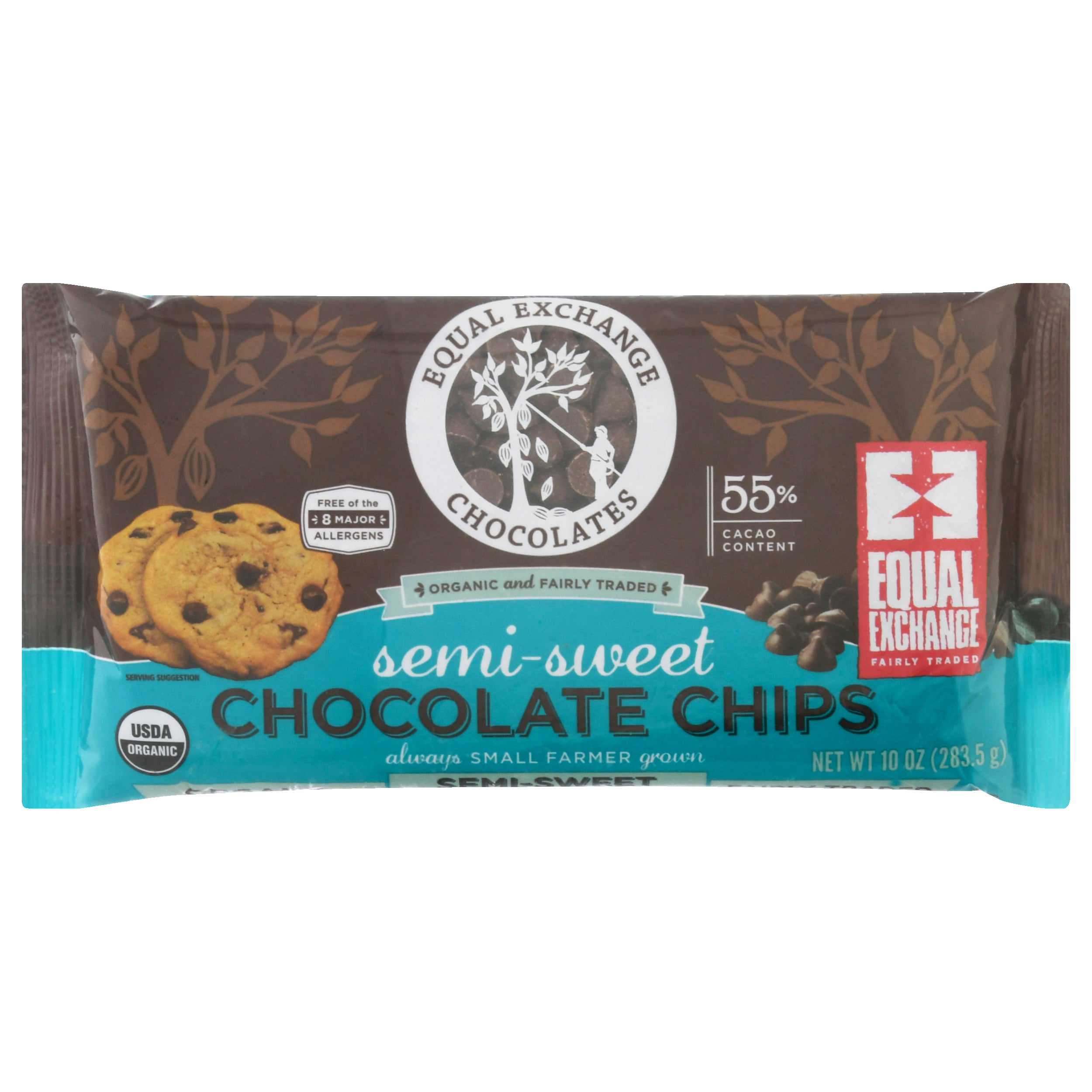 Equal Exchange Organic 55% Cacao Semi-Sweet Chocolate Chips 10 ea