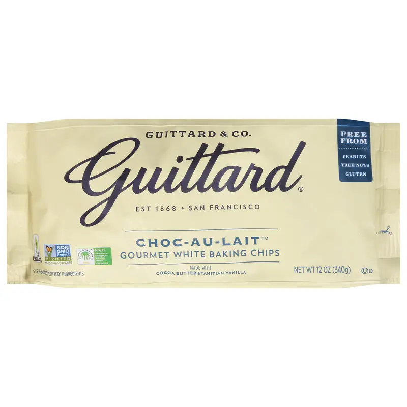 Guittard Gourmet Choc-Au-Lait White Baking Chips 12 oz
