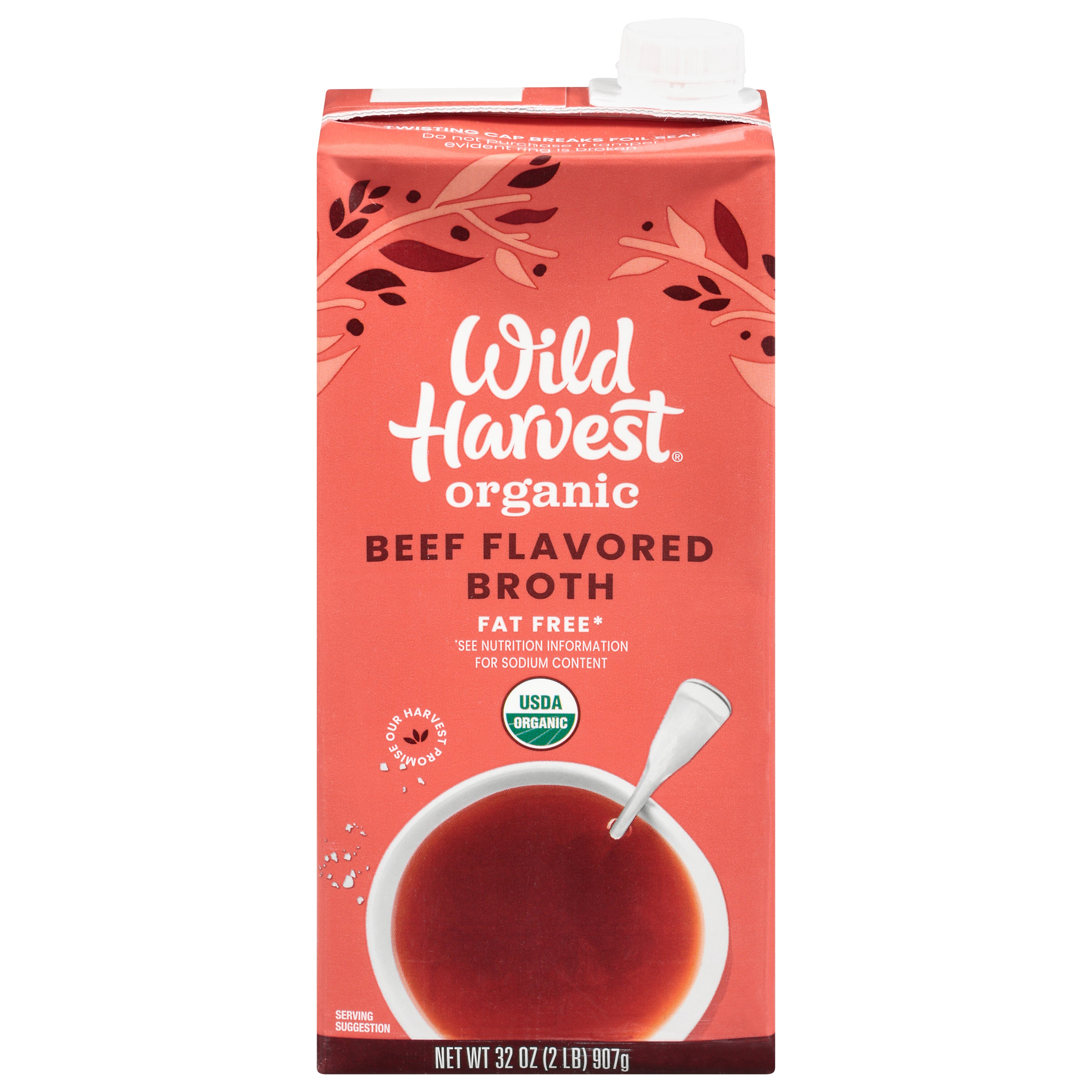 Wild Harvest Beef Flavored Broth 32 oz