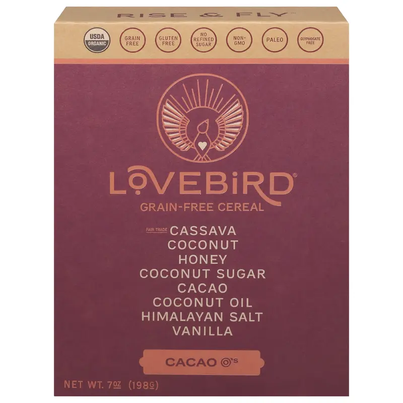 Lovebird Cacao Grain-Free Cereal 7 oz