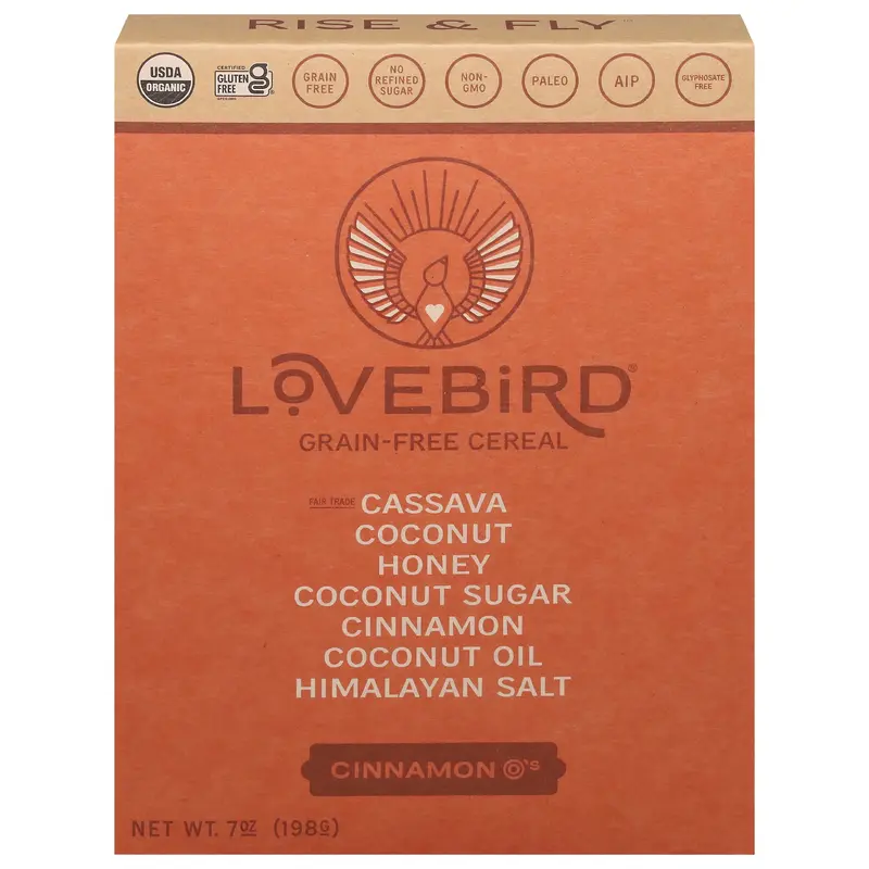 Lovebird Cinnamon Grain-Free Cereal 7 oz