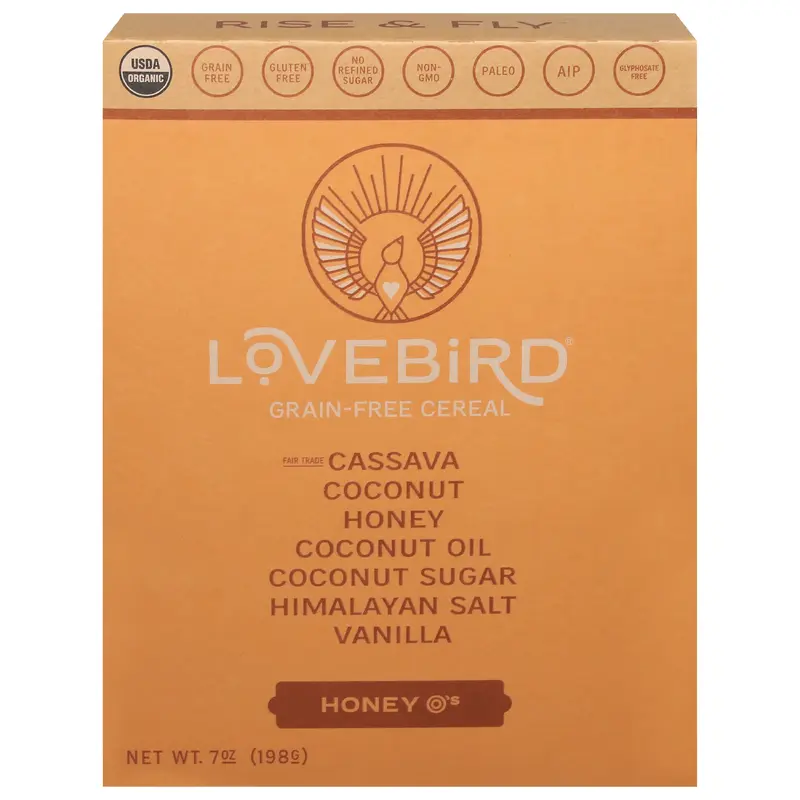 Lovebird Grain-Free Honey Cereal 7 oz