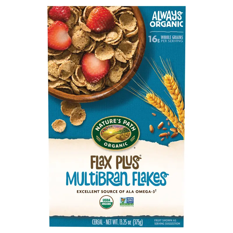 Nature's Path Organic Flax Plus Cereal 13oz Box